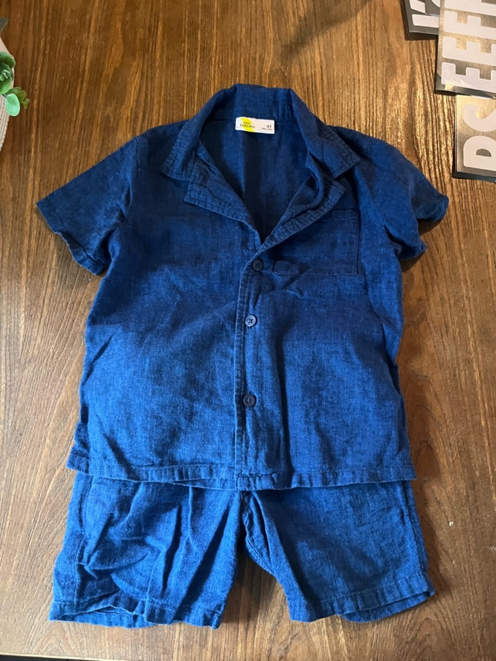 Epic Threads Navy Blue Kids Matching Set